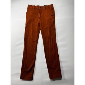 Banana Republic Men's Burnt Orange Slim Fit Traveler Chino Pants - Size 30x30